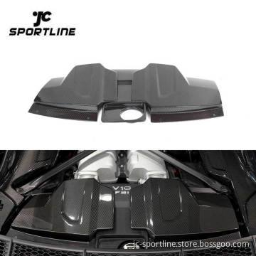 3pcs/set Dry Carbon Fiber Engine Bay Kit Set for Audi R8 Coupe 2023